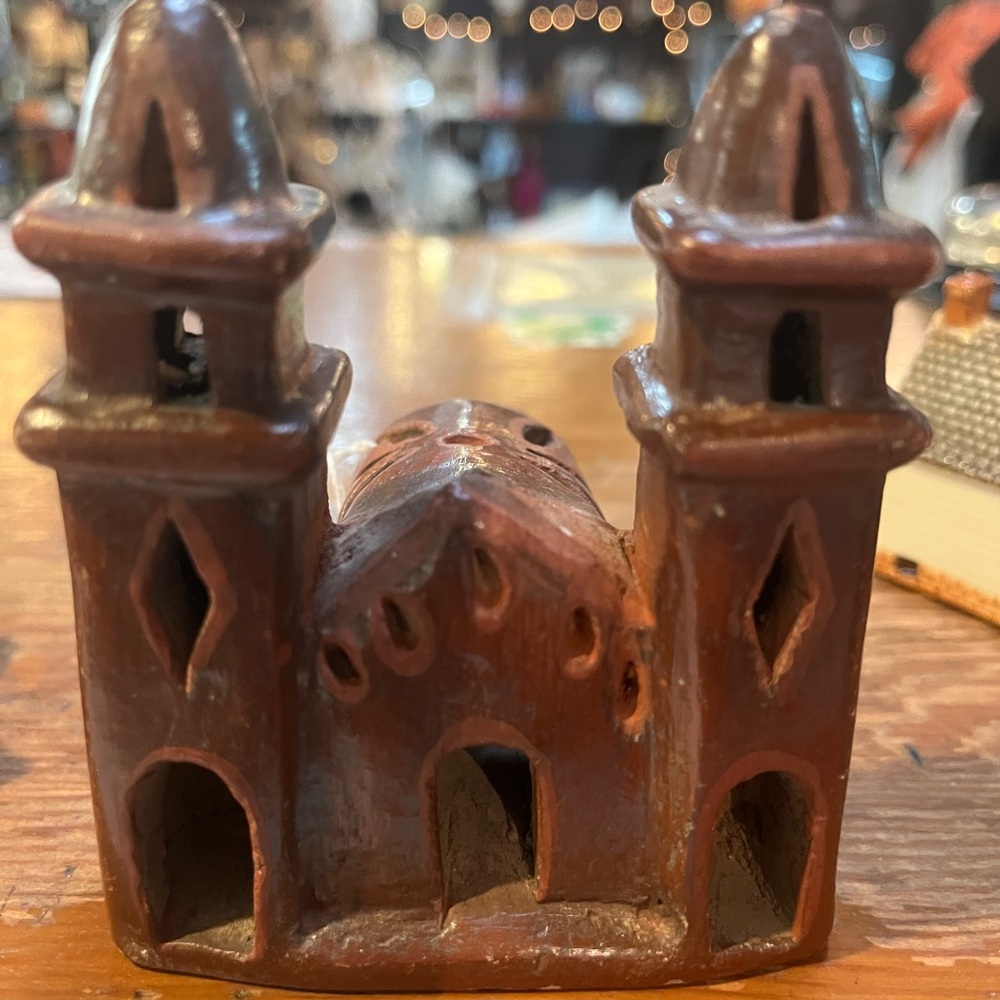 Clay incense burner